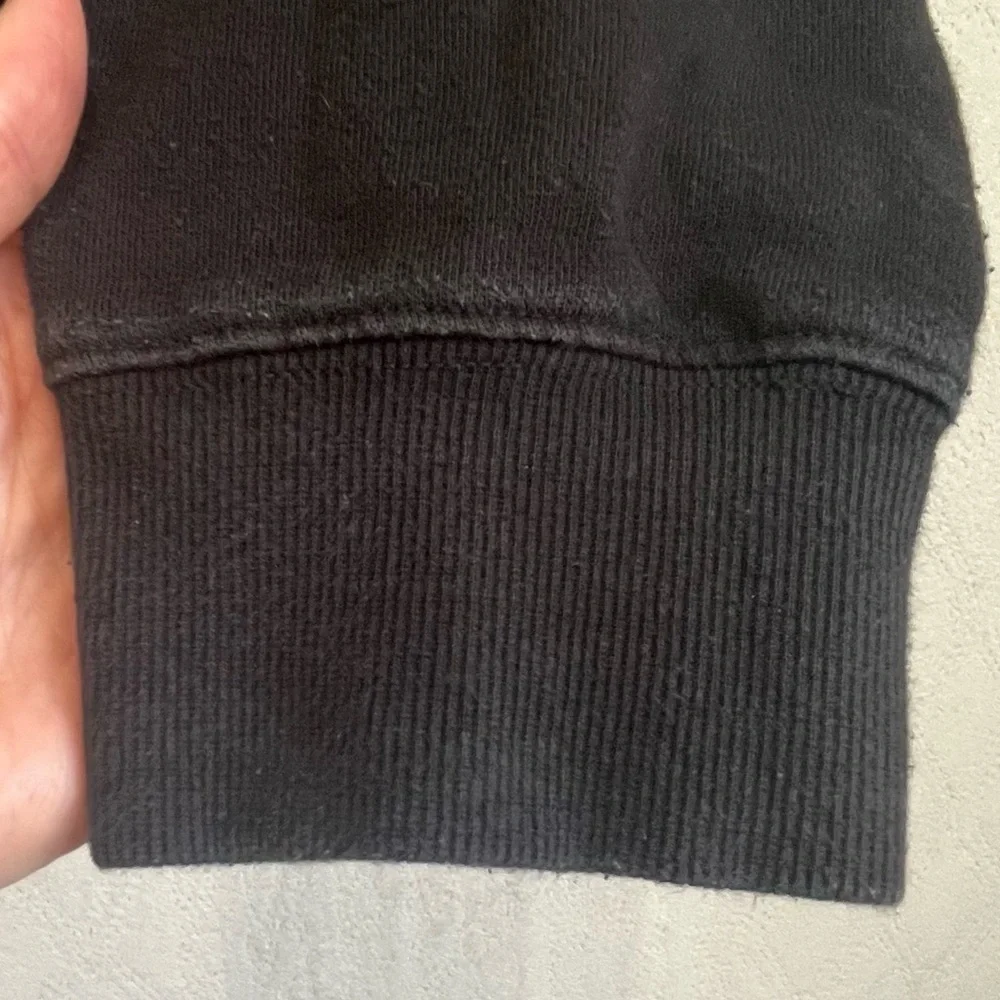 True Religion Arch Logo Black Crew Neck Sweatshirt Sz Small Unisex